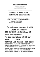 Départemental X3 - Boule Annappoise